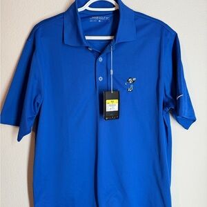 Men’s Disney Parks x Nike Polo Mickey Mouse Embroidered Golf Blue Small Athletic
